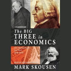 Cover of The Big Three in Economics: Adam Smith, Karl Marx, and John Maynard Keynes by Mark Skousen