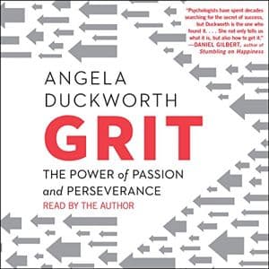 Cover of Grit: The Power of Passion and Perseverance by Angela Duckworth
